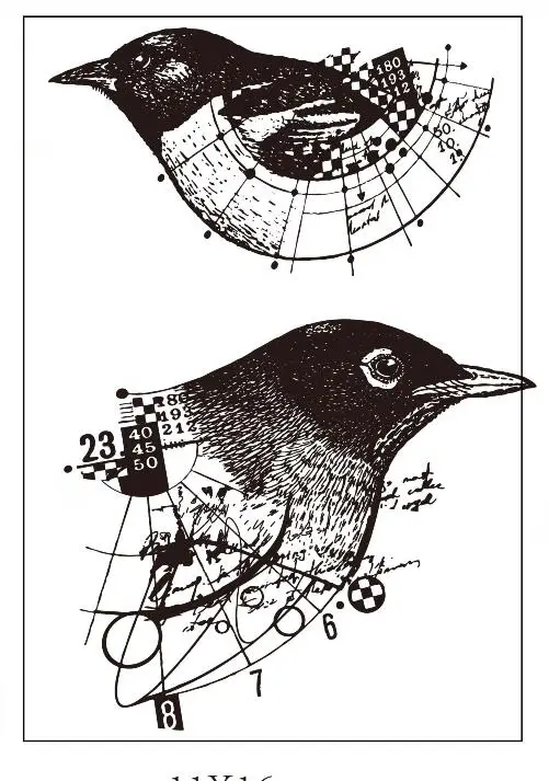 Прозрачный силиконовый штамп в виде голубей/печать для скрапбукинга своими