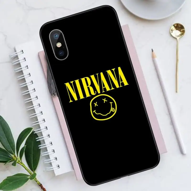 

Nirvana Kurt Cobain singer Phone Case for iPhone 11 12 pro XS MAX 8 7 6 6S Plus X 5S SE 2020 XR Luxury brand shell funda coque