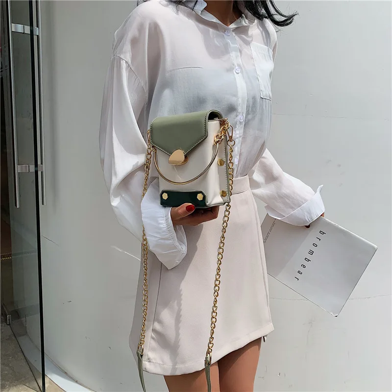 Новая женская сумка на цепочке 2019 новые модные летние цветные сумки в западном