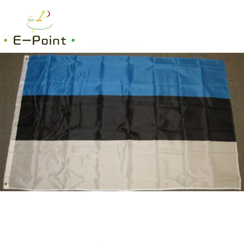 

Флаг Эстонии, размер 2 фута * 3 фута (60*90 см), размер 3 фута * 5 футов (90*150 см), рождественские украшения для дома, флаг, баннер