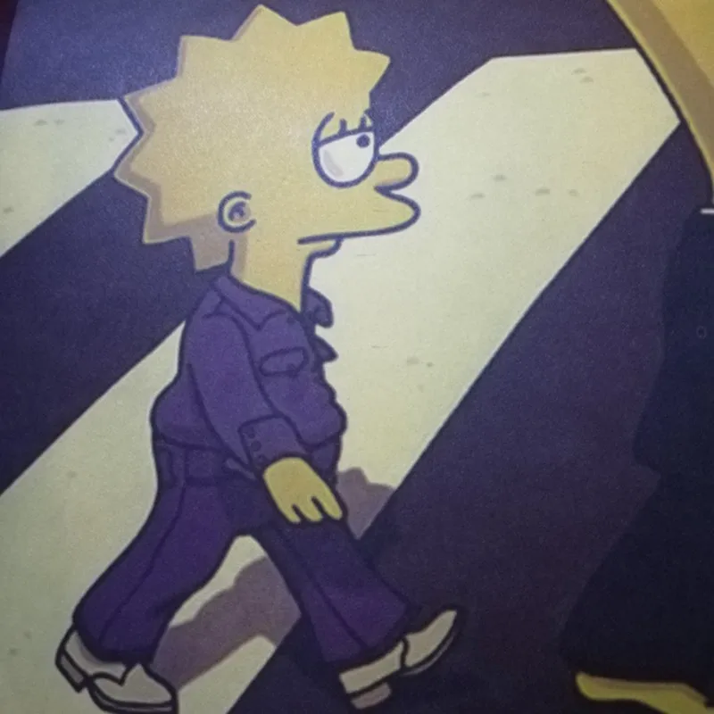 

Cartoon Simpsons Kraft Poster Home Decoration Painting Room Wall Sticker