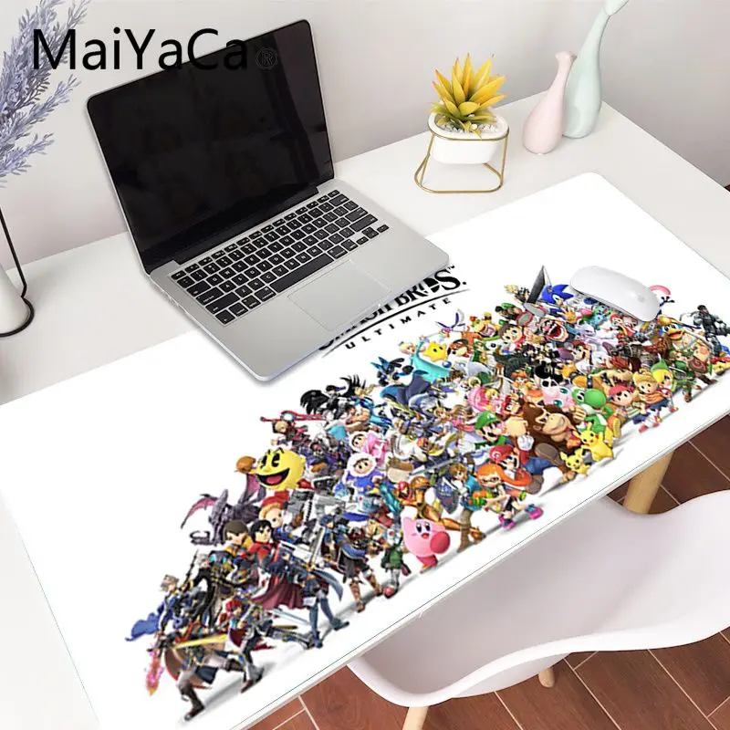

MaiYaCa Super Smash Bros mouse pad XXL Mause Pad Laptop Keyboard Desk Mat Gaming pad mouse for lol/world of warcraft