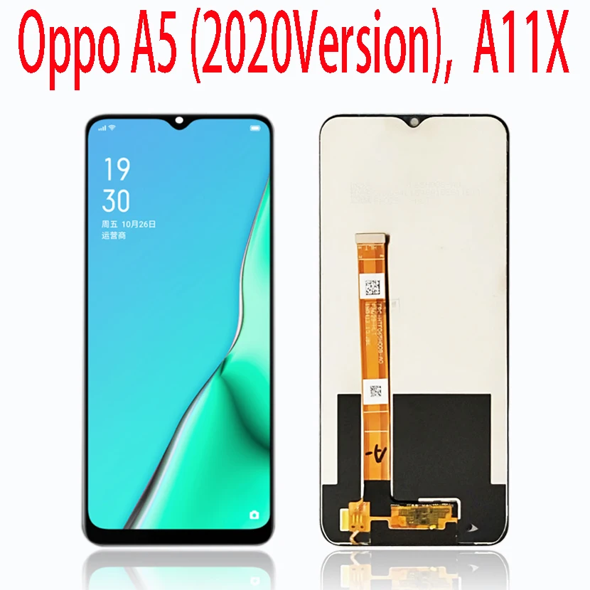 

ЖК-дисплей 6,5 дюйма для Oppo A5 A9 2020 pcht30 PCHM30 cphc2/OPPO A11X A11, сменный сенсорный экран с цифровым преобразователем для Oppo A5 2020