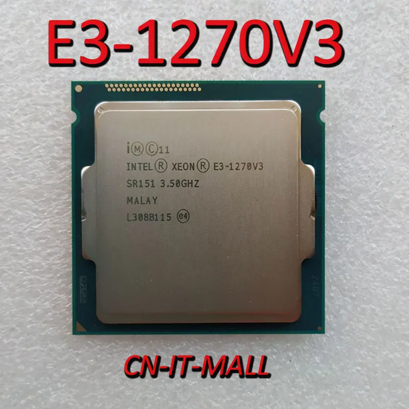 Процессор Intel Xeon V3 3 5 ГГц 8 Мб кэш памяти 4 ядра потоков процессор LGA1150|Компьютерные