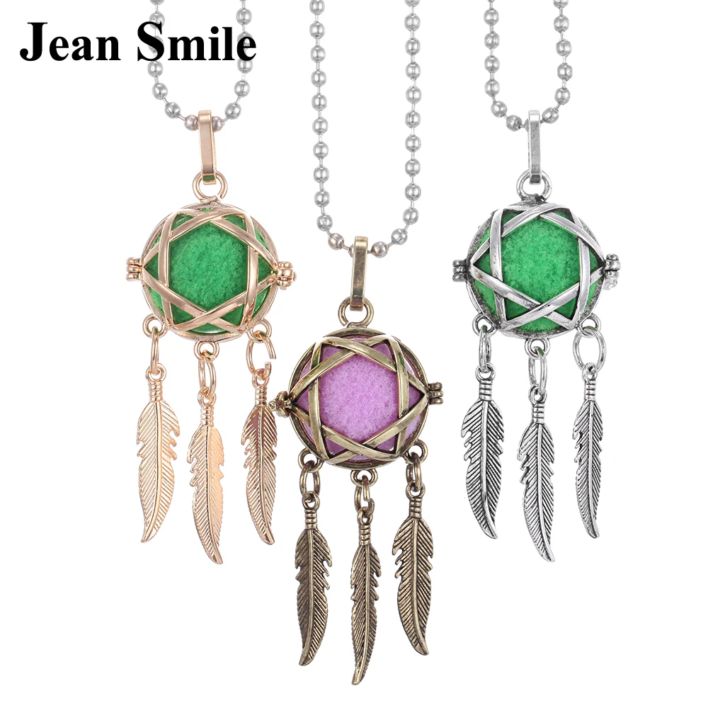 Новое Ювелирное колье аромараспылитель Ловец снов перьевой Аромат ожерелье с