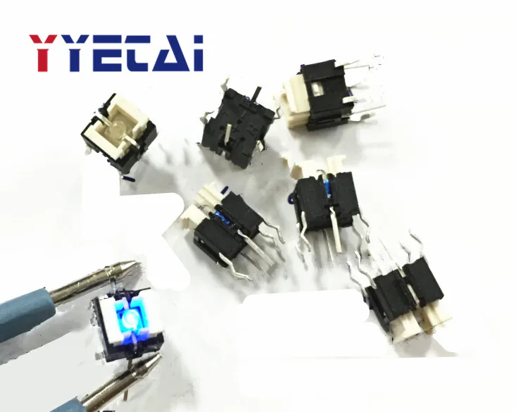 

NEW 5PCS TP614L-4C touch switch 6*6*7 blue light with light button