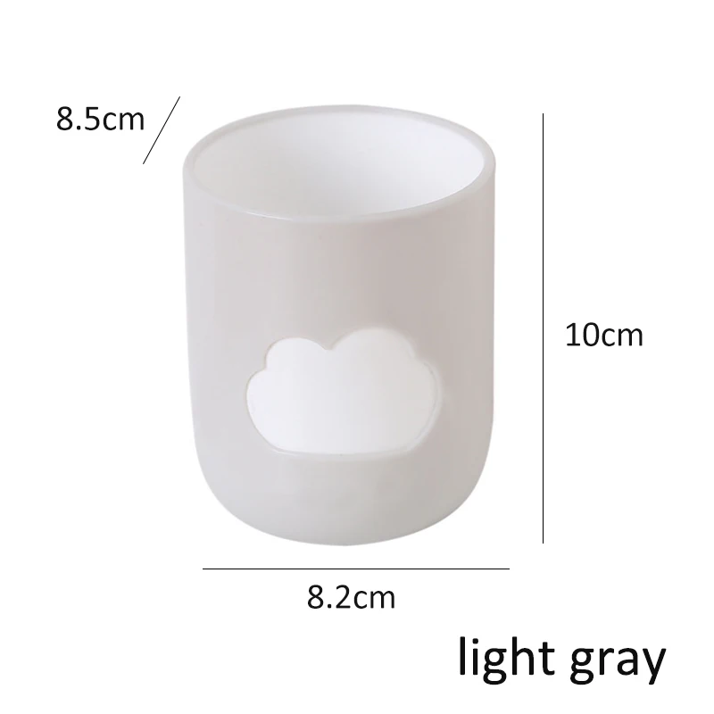 

1Pcs Cloud Pattern Toothbrush Cup Environmental Friendly Plastic Big Mouth Couples Cups Wash Tooth Mug Bathroom Supplies