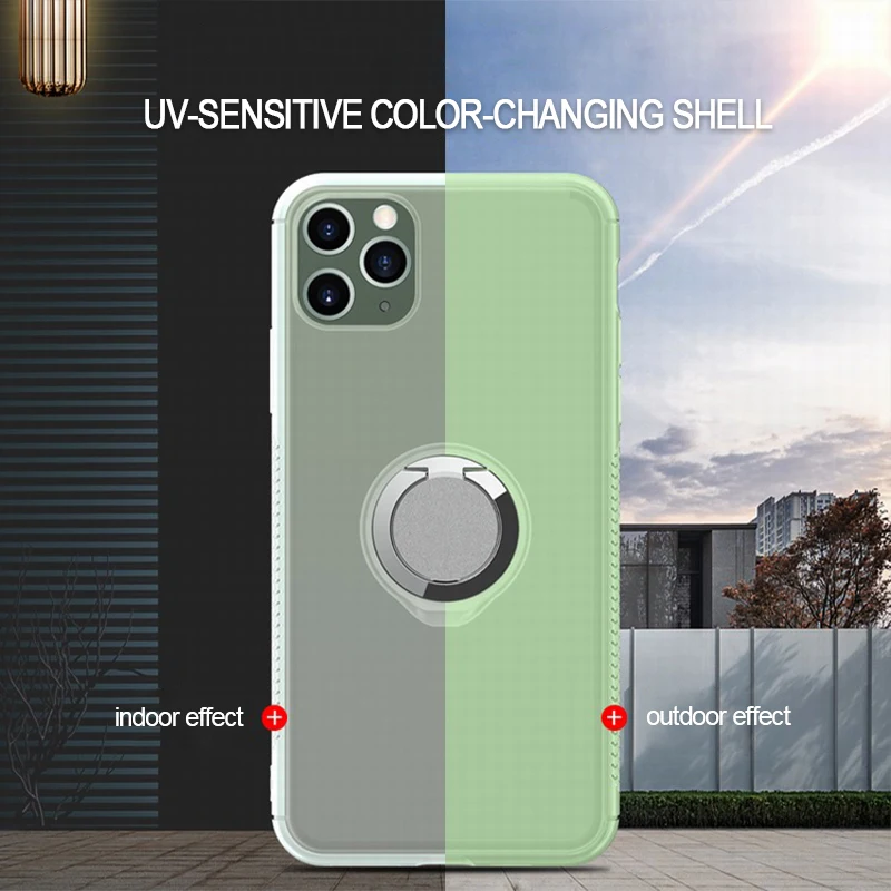 Чехол для iPhone 11 Pro Max чувствительный к ультрафиолетовому излучению меняющий цвет