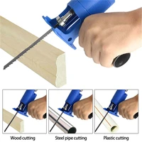 cordless electric saw reciprocating saw adapter electric drill modified hand tool wood metal cutter saw attachment adapter
