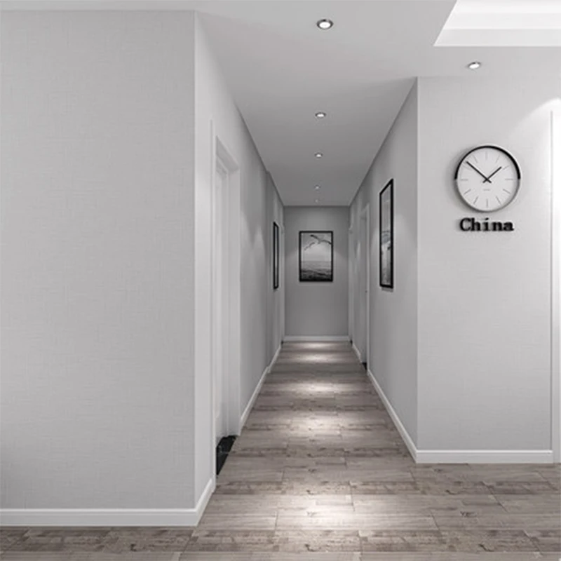 Имитация японских льняных пигментных водостойких обоев Современные Простые