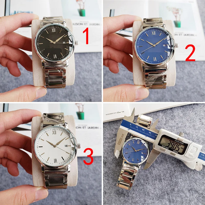 

2021New Men's Quartz Watch Top Brand Designer Design Simple Fashionable Stainless Steel Strap 30M Waterproof Clock часы мужские