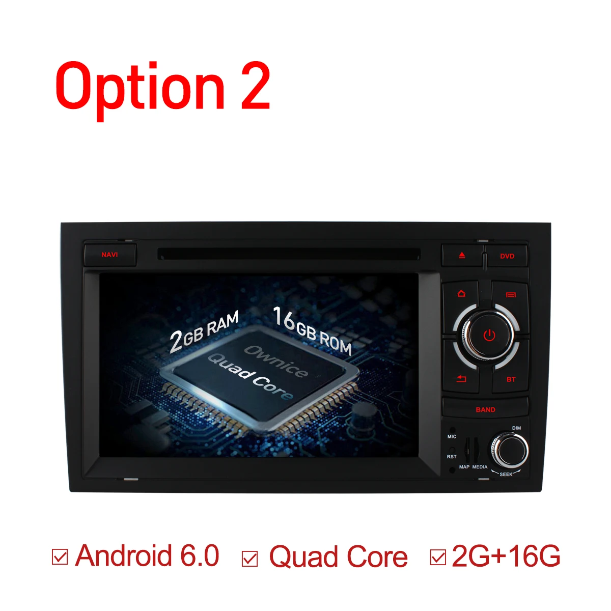 Автомобильный DVD плеер Ownice C500 Android 6 0 Восьмиядерный процессор 2 Din экран 7 дюймов