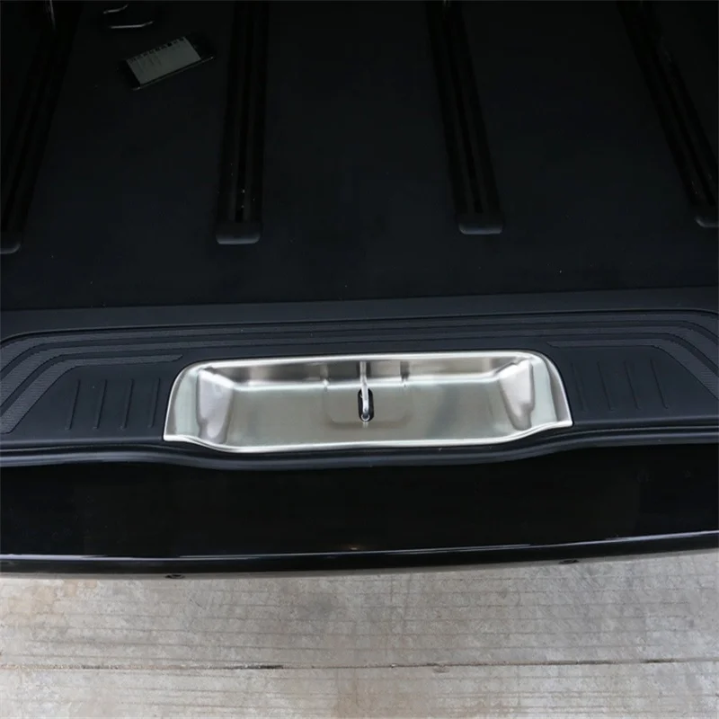 

WELKINRY for Benz VITO V-Class W447 2014-2019 Metris v220d V250 rear tail box gate door sill threshold scuff guard plate trim