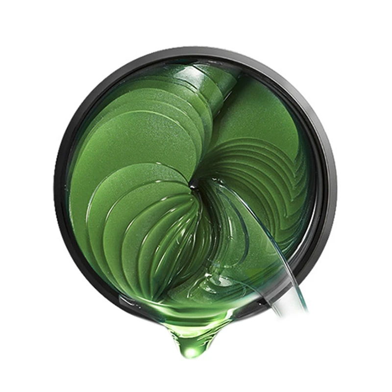 Меню кожи 60 шт зеленый коллаген водорослевый маска для глаз гелевая пластыри