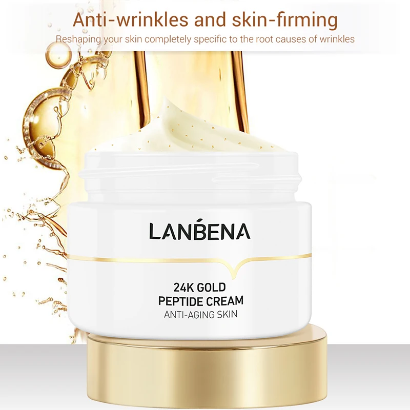 

Facial Cream 24k Gold Peptide Cream Anti Aging Skin Care Moisturize Minimize Fine Lines Lifting Firming Nourishing Face