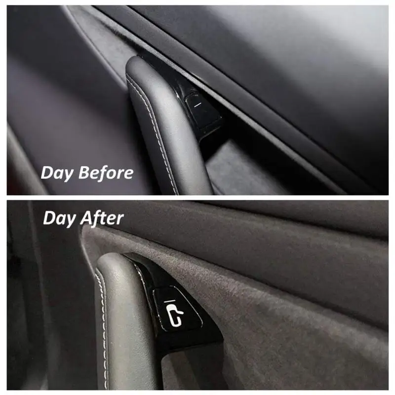 8 шт./компл. подходит для Tesla Model 3 открывающаяся дверь автомобиля светящаяся