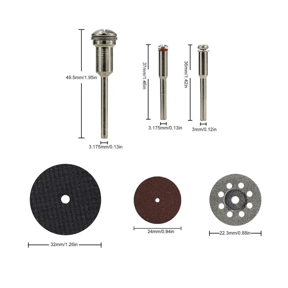 

40Pcs Diamond Cutting Discs Metal Saw Blade Set Mini HSS Circular Saw Blade For Dremel Rotary Tools Resin Cut-Off Wheels