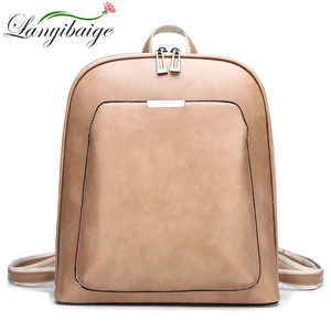 2021 летний модный женский рюкзак, кожаные рюкзаки высокого качества, женский рюкзак, однотонная школьная сумка через плечо для девочек Sac a Dos