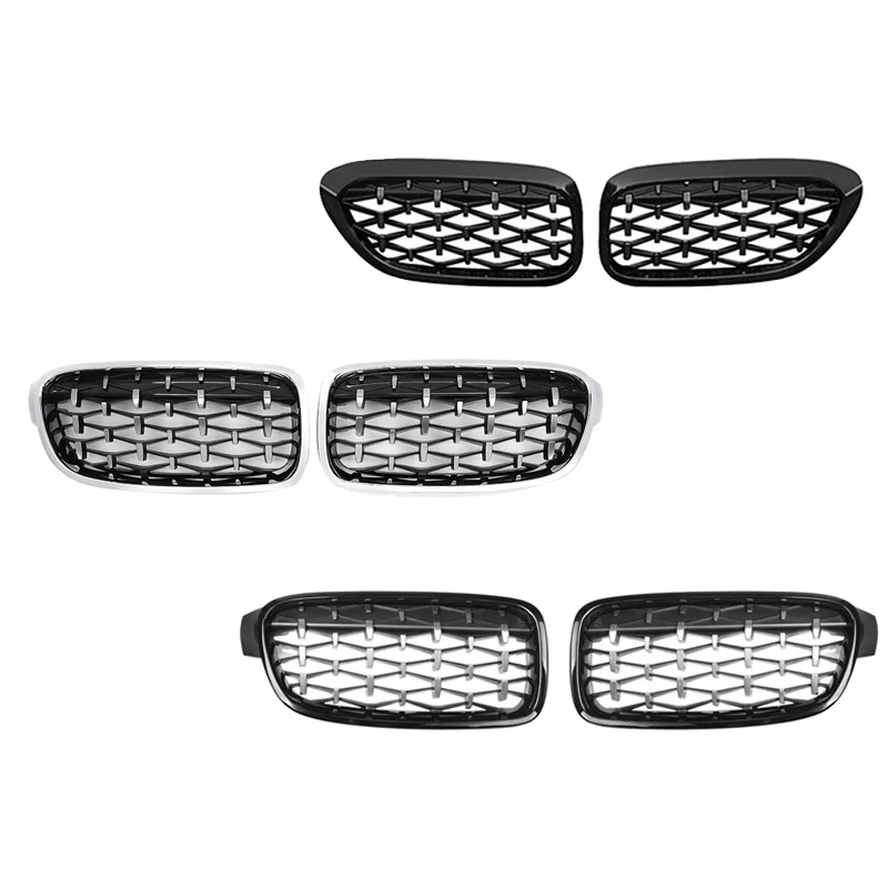 

Передний бампер автомобиля алмаз ноздри гоночный автомобиль решетка для BMW-3 серии F30 F31 320I 325I 328I 330I 2012-2018