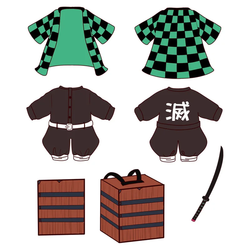 Аниме Demon Slayer Kimetsu no Yaiba Kamado Tanjirou милый косплей плюшевая подушка кукла одежда