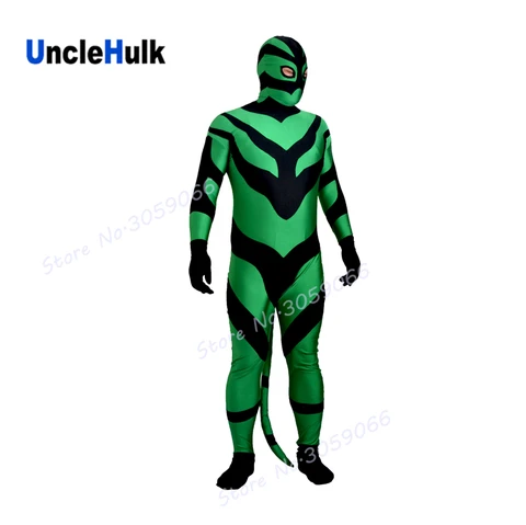 Dyna, мужские солдаты из спандекса, костюм зентай с хвостом-PR9804 | UncleHulk