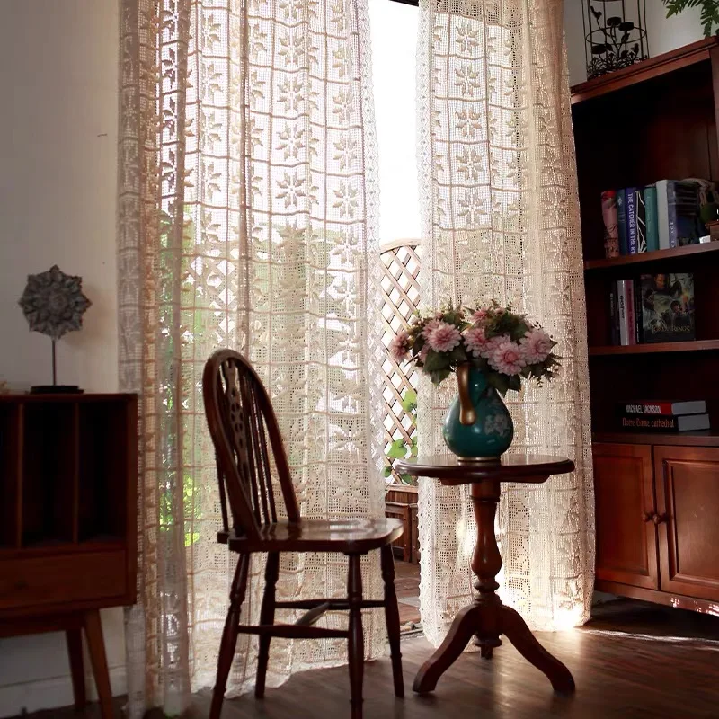 Бежевые хлопковые полого кленового листа ручная работа Сращивание готовые