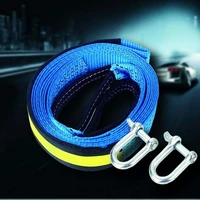 high quality hot sale 5m 8tons tow cable tow strap towing rope with hooks for heavy duty car emergency send gloves