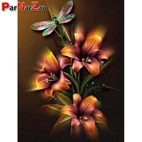 parnarzar 5d diy diamond painting kits full round square drill for home wall decorations mosaic embroidery art cross stitch