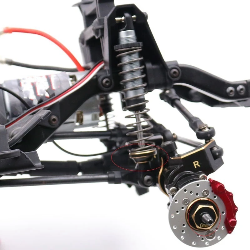 Латунные литейные блоки портальный привод C хаб Перевозчик чернение для Traxxas TRx