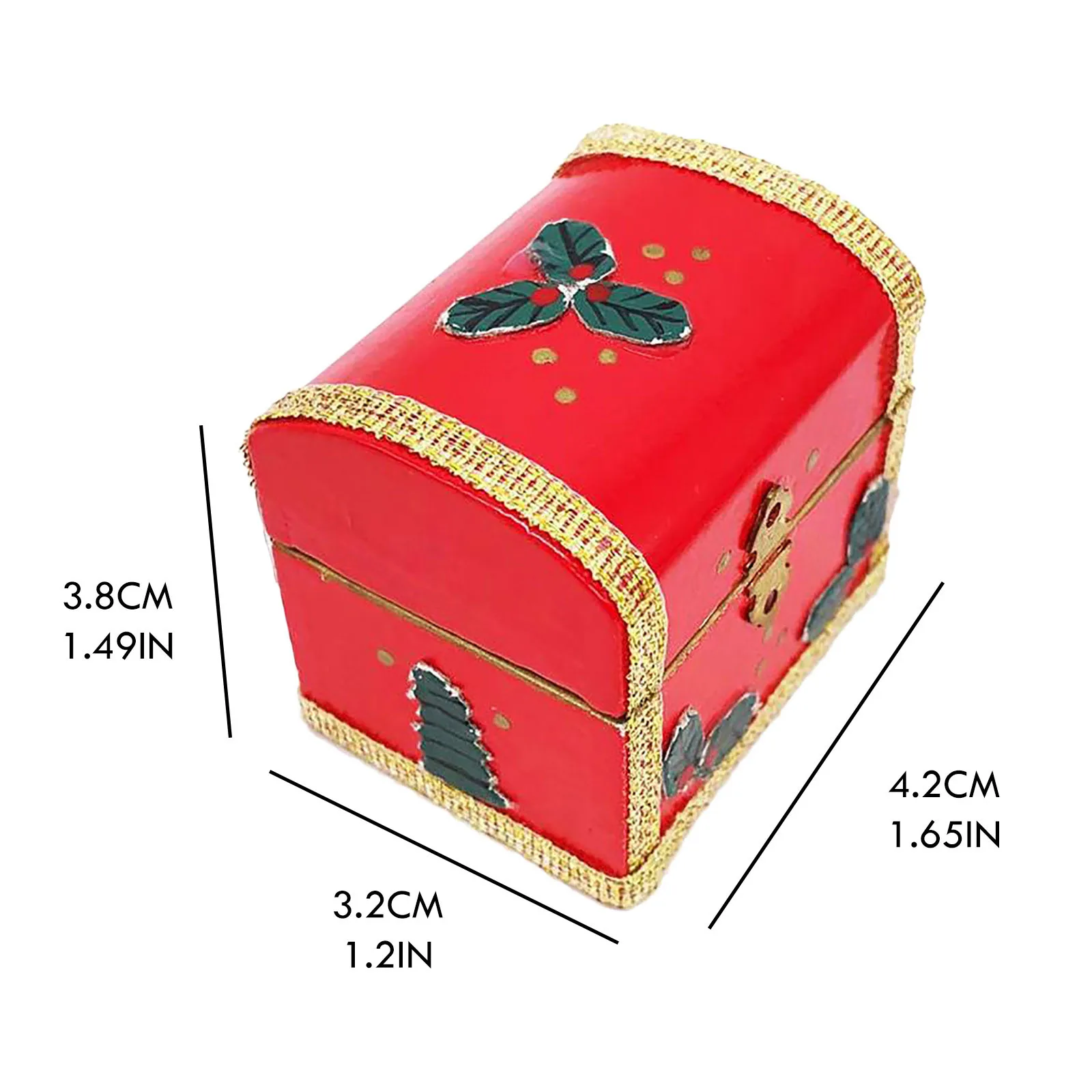 

1:12 Dollhouse Furniture Miniature Wooden Christmas Gift Box Kids Pretend Toy Children's Favorite Gift Juguetes Para Nios Jouet