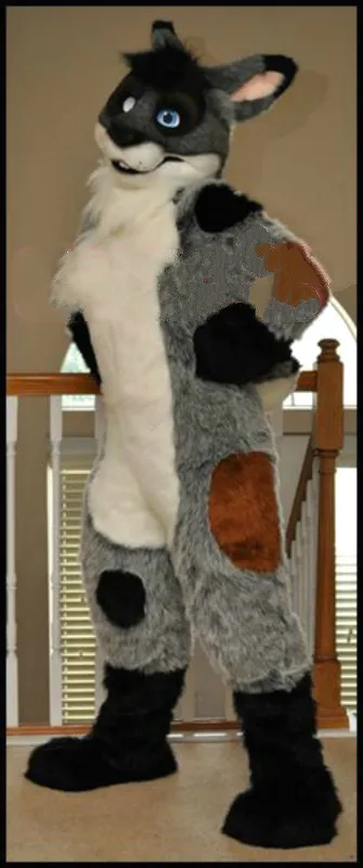 Наряд для вечеринки на Хэллоуин Рождество день рождения пушистый костюм длинный