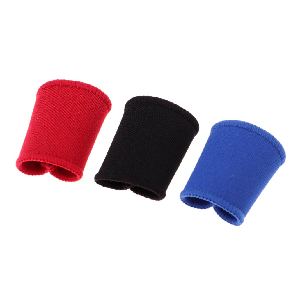 

3Pieces Elastic Basketball Volleyball Finger Guard Support Sleeves Protectors