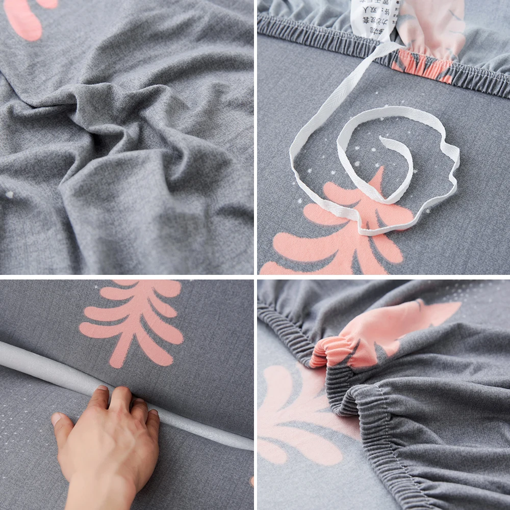 Эластичный чехол из спандекса для дивана угловой секционный L-образной формы