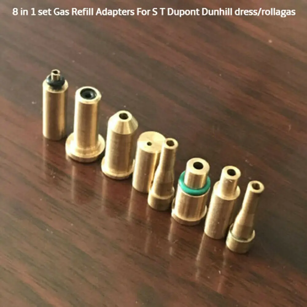 8 в 1 комплект адаптер для замены газа S T Dupont данхил платье/Rollagas прочный