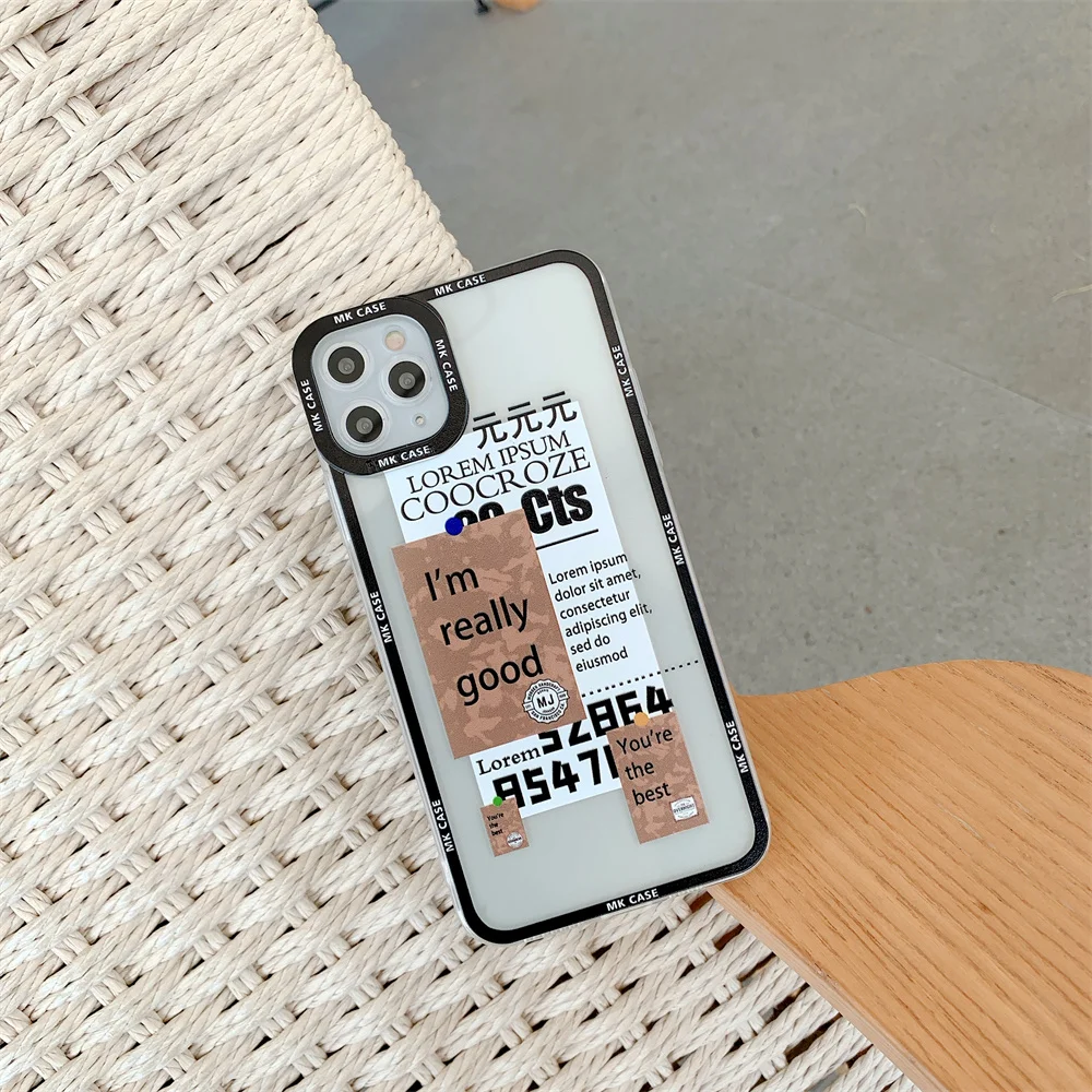 Чехол для телефона с забавным мультяшным рисунком iPhone 12 Pro 7 8 Plus 13 11 Max Mini XS X XR SE 2020