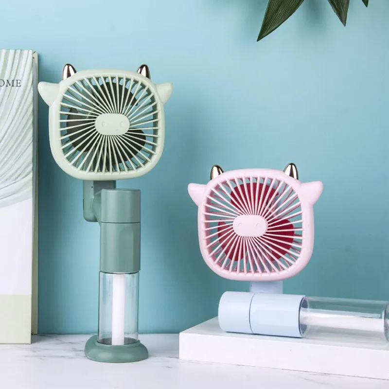 

Mini Personal Portable Fan, Folding Spray Cool Handheld Fan, Personal Cooling Mist Humidifier USB Charging Fan