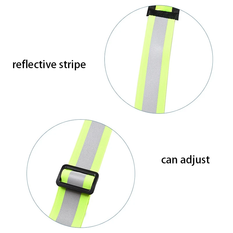 

Night Running Light Rechargeable LED Reflective Belt Three Flash Modes Light for Outdoor Sports At Night