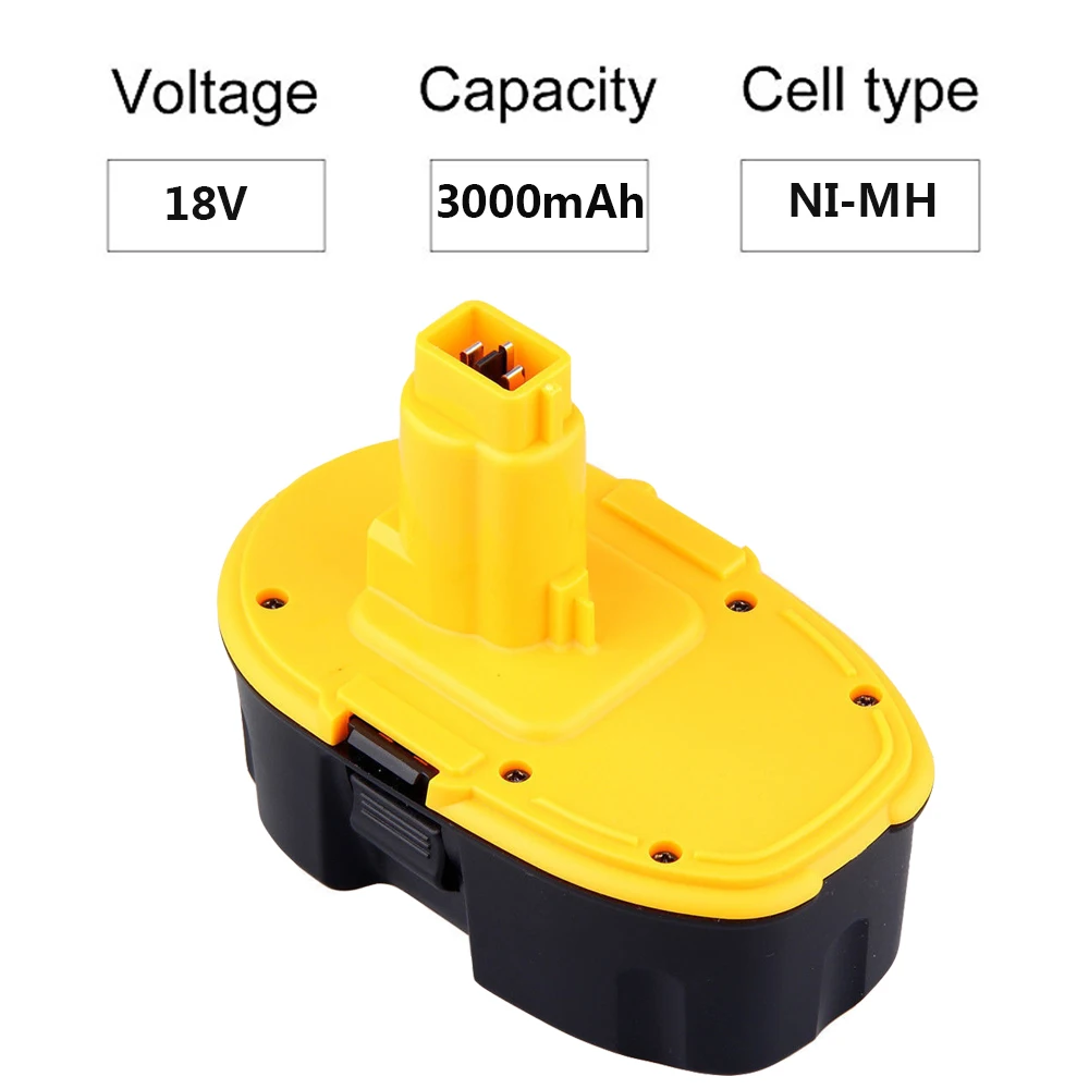 Сменный аккумулятор для электроинструмента 18 в Ni MH 3 0 Ач Dewalt DC720 DC825 DC925 DCD925 DC988