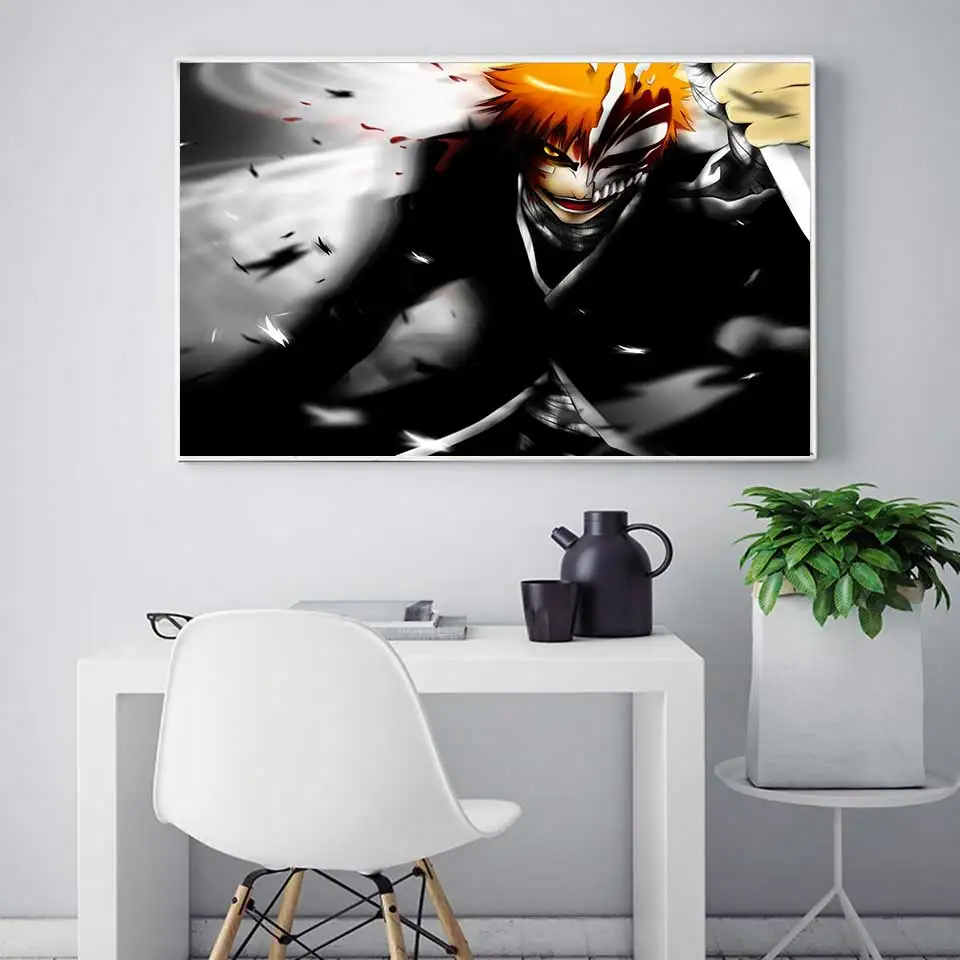 Ho Bleach Kurosaki плакат &quotИчиго&quot японское аниме настенное художественное украшение