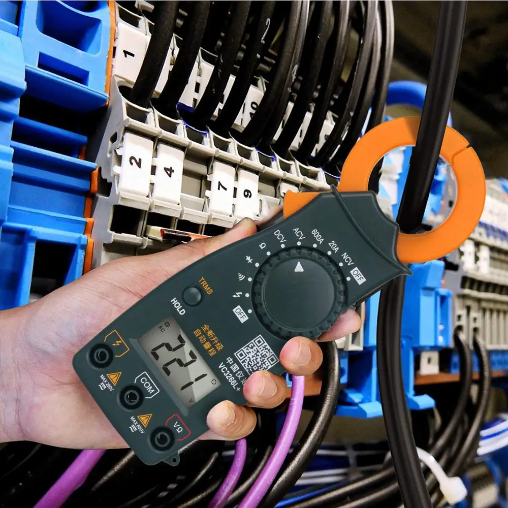 10 комплектов VC3266L + ручной цифровой клещи переменного тока постоянного Вольтметр