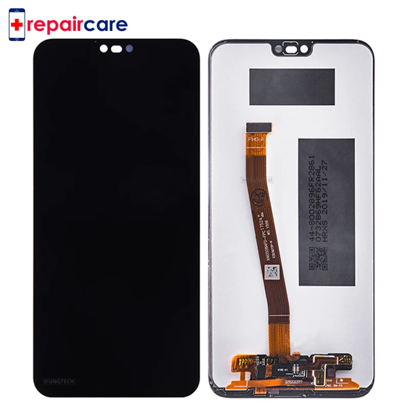 100% новый черный 5 84 дюймовый ЖК дисплей с отпечатком пальца для Huawei Honor 10 +
