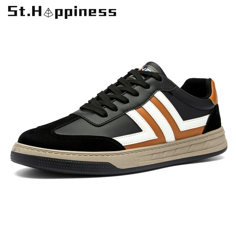 Кроссовки мужские кожаные для спорта на открытом воздухе легкие | Обувь