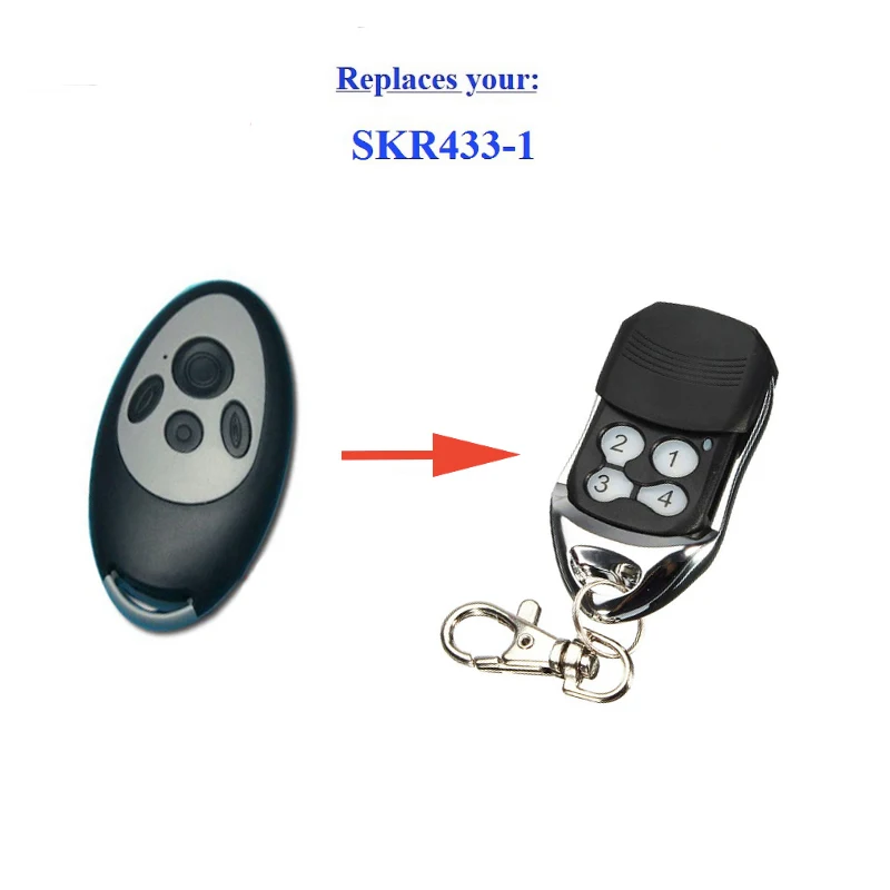 

For SEIP SKR433-1 garage door replacement remote control rolling code 433,92mhz gate door remote control 4 buttons