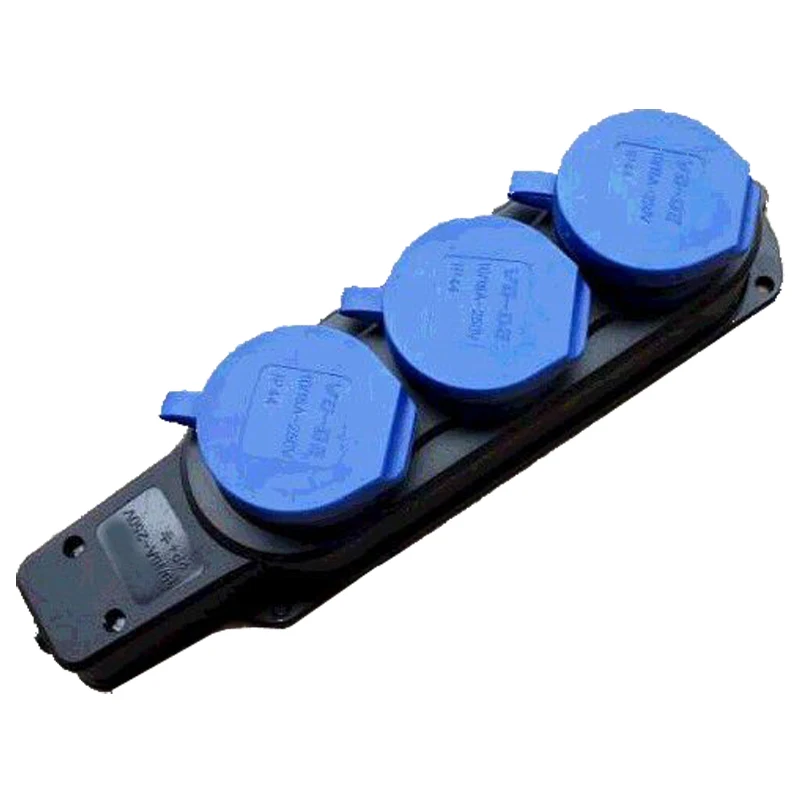 Уличный водонепроницаемый удлинитель со штепсельной вилкой IP44 16 А 3000 Вт