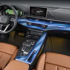 Прозрачная внутренняя центральная консоль для Audi A4 A5 B9 FY 2016-2020, фотопленка для ремонта от царапин, аксессуары