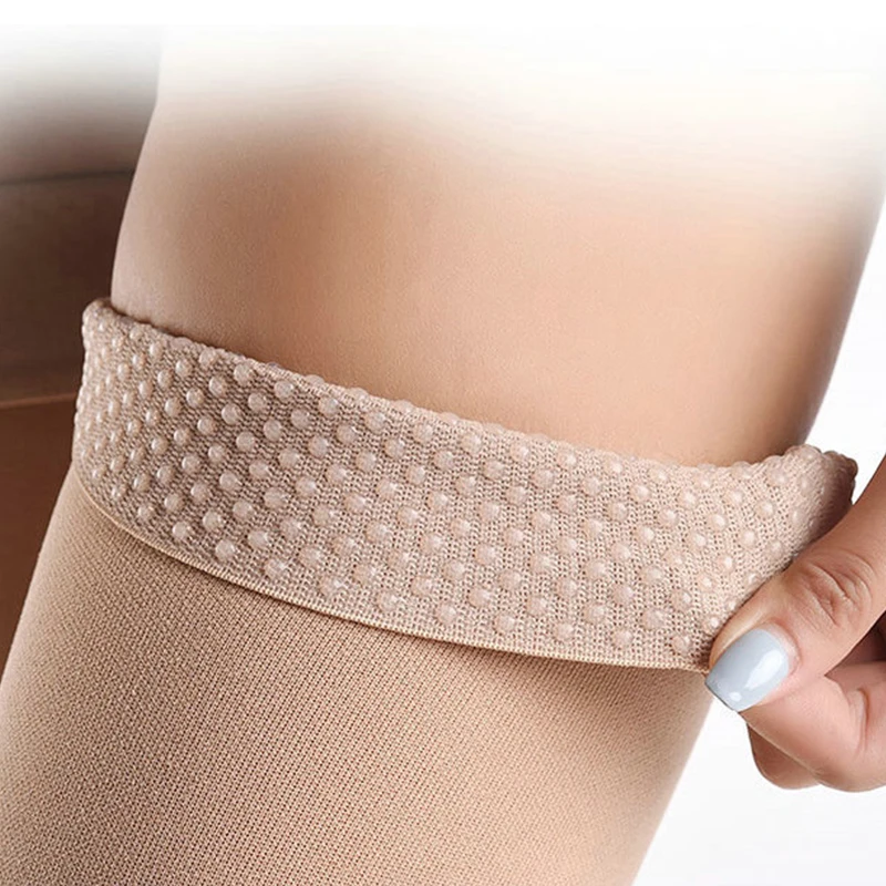 Женские медицинские чулки до бедра с высокой посадкой 20-30 мм рт. Ст. | Красота и