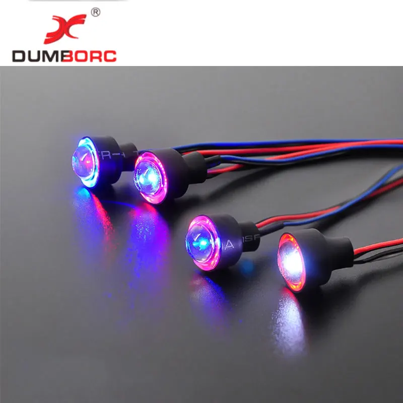 Dumborc-M&oacute;dulo de grupo de luces LED, receptor de CC inal&aacute;mbrico, Control remoto, modelo de veh&iacute;culo y barco, simulaci&oacute;n de enlace de remolque, carcasa de coche DIY-5