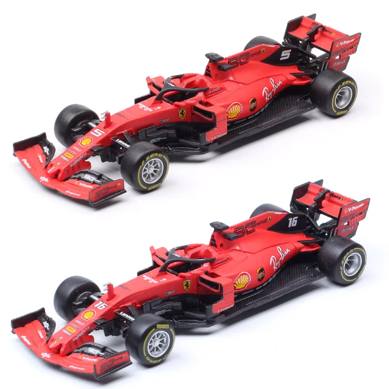 1/43 масштаб bburago SF90 No#16 Charles Leclerc No#5 Sebastian SF71H SF70H RB14 Diecasts& Toy Vehicles гоночный автомобиль модель дети