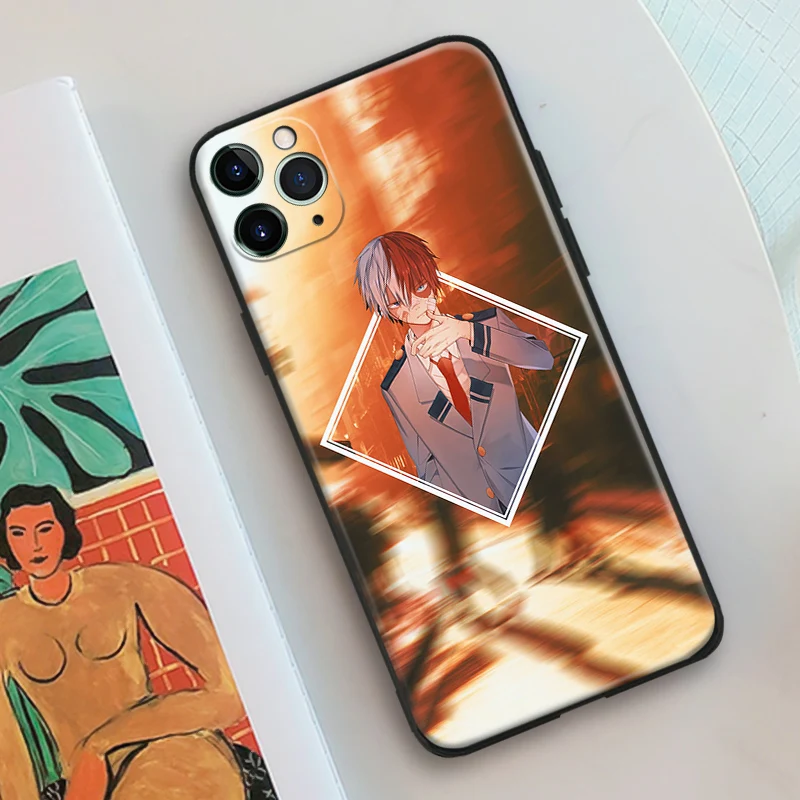 Боку но Хиро Академия Шото Тодороки Для IPhone Se 6 6s 7 8 Плюс X XR XS 11 12 Мини Про Макс Стекло TPU Силиконовый Чехол для Телефона.