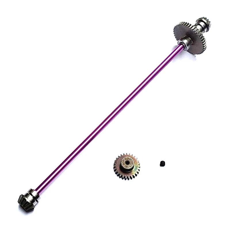 

Для Wltoys 124019 124018 1/12 Радиоуправляемый автомобиль металлическая основная центральная ось приводной вал с моторной шестерней обновленные дета...